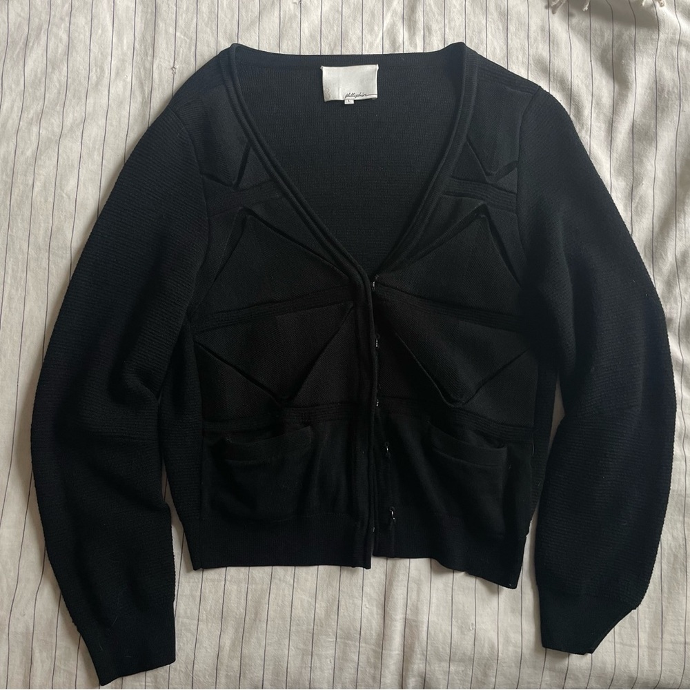3.1 Phillip Lim Black Cardigan